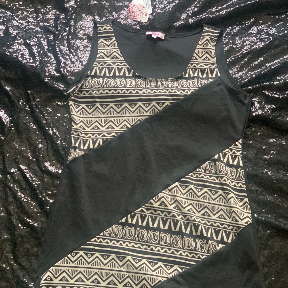 MIDI stretch sleeveless dress